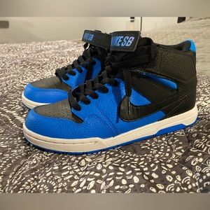 Nike youth sb dunk Royal and black